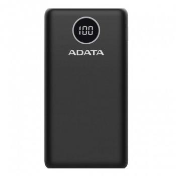 CARGADOR PORTÁTIL ADATA P20000QCD, 20.000MAH, NEGRO