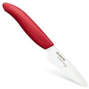 Cuchillo Mondador de Cerámica 7,5 cm con Mango Rojo - Kyocera
