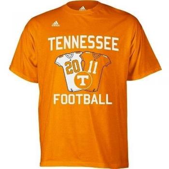Tennessee Volunteers Adidas 2011 Jersey Schedule Orange T-Shirt Camisa