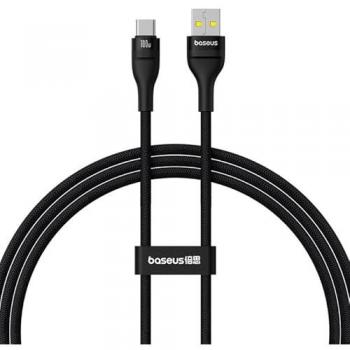 Cable de carga rápida Baseus Flash 2 USB A a USB C 100W 1m negro