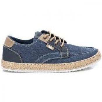 Zapatillas Xti para hombre de piel vegana azul 141383