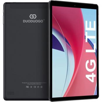 Tablet DUODUOGO G12 4G | Pantalla IPS HD 10.1'' | 3GB RAM | 32GB Almacenamiento | Cámara 8MP | Android 10 GO