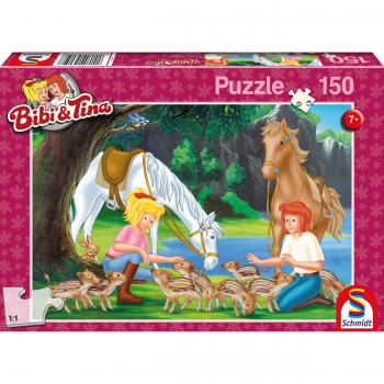 Puzzle Infantil Bibi & Tina Am Steinbruch - 150 Piezas