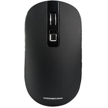 Ratón Inalámbrico Óptico Modecom WM101 Negro