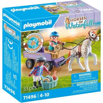 Carroza Encantada con Pony Playmobil y Figura de Acción