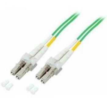 Cable de Fibra Óptica Microconnect 1m OM5 LC Verde Duplex LSZH 50/125 MM