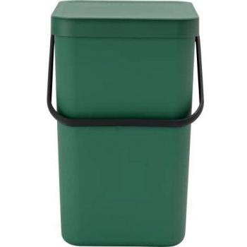 Brabantia Sort & Go 25L Recycling Waste Bin - Fir Green