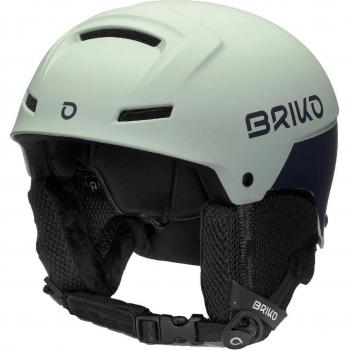 Briko - Casco de esquí y snowboard para niños Mammoth Briko con ajuste fácil, protección EPS, visera desmontable, diseño ligero y ventilación ajustable