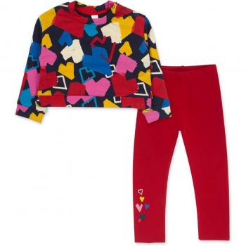Conjunto de bebé niña Tuc Tuc de sudadera y leggin de felpa Road To Adventure