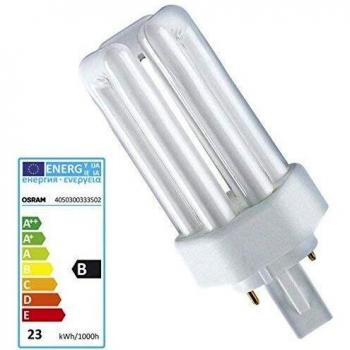 OSRAM Dulux T Plus 18W Compact Fluorescent Lamp GX24d-2 2700K 1200 Lumen