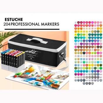 Estuche de Rotuladores Alex Bog Luxury Canvas Gama Artist 204 Piezas