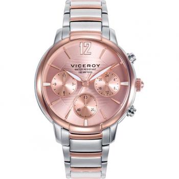 Viceroy - Reloj de mujer Chic caja y brazalete bicolor en acero e Ip rosa