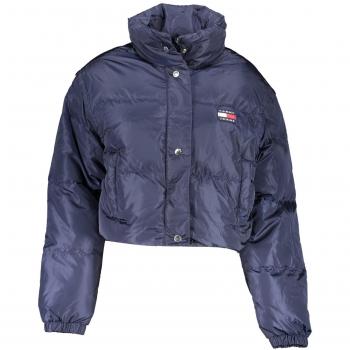 Sustainable Women's Blue Nylon Winter Jacket - XL