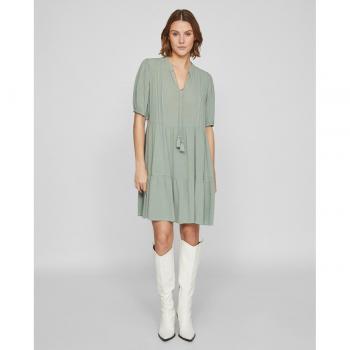 Vestido corto fluido Vila - Verde