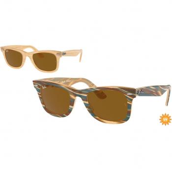 Ray-Ban RB2140 Wayfarer Unisex Sunglasses Color 140833 Brown Size 50