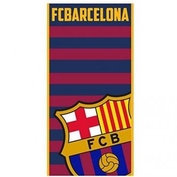FC Barcelona FCB134BT Toalla, Juventud Unisex, Azulgrana, 70 X 140 Cm