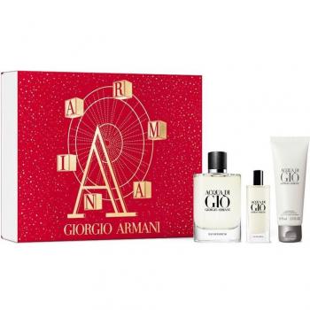 Giorgio Armani Acqua Di Giò Pour Homme Gift Set Eau de Parfum 125ml + Shower Gel 75ml + Travel Size Miniature 15ml