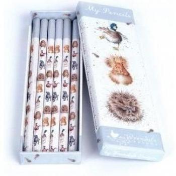 WREN Dale Country Asiento Set - Rústico Juego caja de lápices y bolígrafos