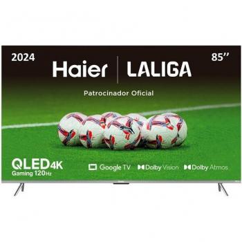 Televisor QLED Haier 85 H85Q800UX 4K UHD Smart Google TV Dolby Vision HDR10