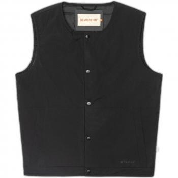 Revolution Quilted Short Vest with Button Closure