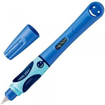 Pluma estilográfica Pelikan griffix Bluesea para diestros, color azul, 1 pieza