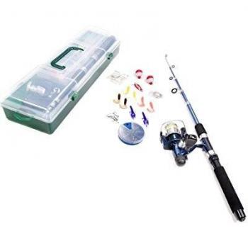 Jocca 3325 Set de Pesca, Unisex Adulto, Azul, 180 cm