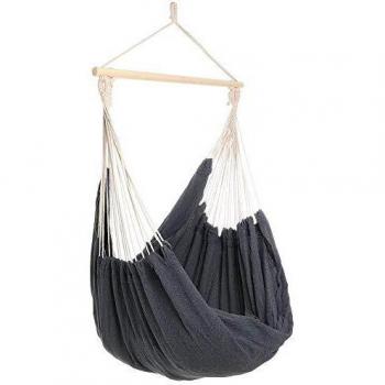 Silla Colgante XXL Gris 185x130x155cm - Resistente, Impermeable, Interior y Exterior, Soporta hasta 150kg