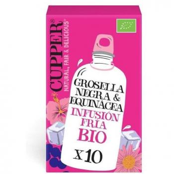 Cupper Infusión Fría de Grosella Negra y Equinácea Orgánica 10 Bolsitas