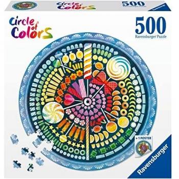 Puzzle Ravensburger Circular Caramelos 500 Piezas