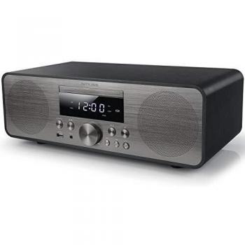 Muse M-880 BTC Microcadena 80W con Altavoces Integrados, Bluetooth, CD, USB, FM, Color Negro
