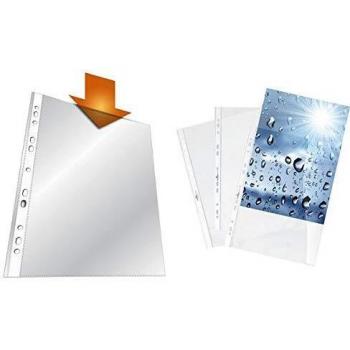 Fundas Multitaladro Durable Standard Polipropileno A4 35 Micras Efecto Piel de Naranja Pack de 100