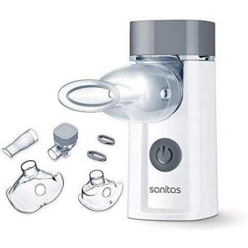Nebulizador Compacto Sanitas SIH 52 con Boquilla y Máscara
