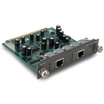 D-Link DES 132T - Expansion module - Gigabit EN - 1000Base-T - 2 ports