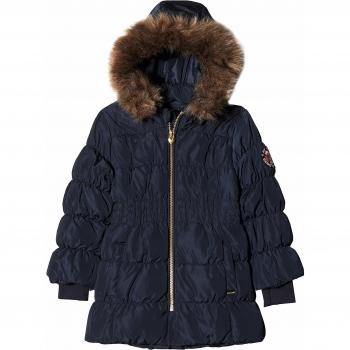 NAME IT Nmfmolly Down Jacket Camp Chaqueta, Azul Dark Sapphire, 98 para Bebés