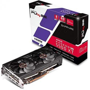 Sapphire 11295-01-20G AMD Radeon RX 5500 XT Pulse OC 8GB GDDR6 Tarjeta Gráfica HDMI/3xDP