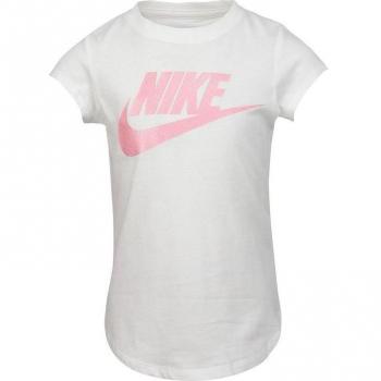 Camiseta de Manga Corta Infantil Nike Futura SS Blanco