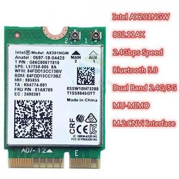 Intel Nic WI-FI 6 AX201 2230 2x2 No vPro