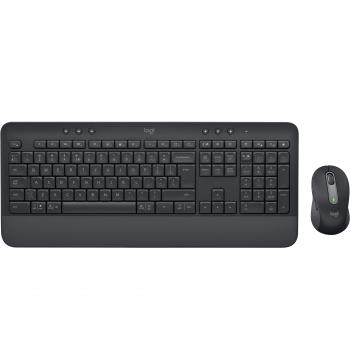 Logitech Signature MK650 Combo For Business - Teclado y Ratón inalámbricos con Bluetooth (QWERTZ Alemán, Grafito)