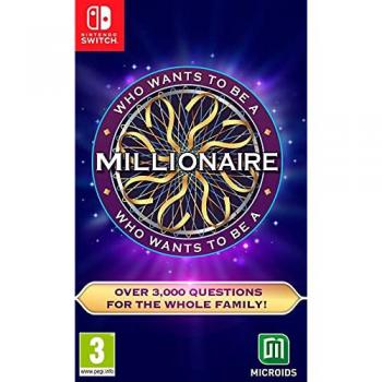 Juego de Nintendo Switch: Who Wants to Be a Millionaire? - Incluye preguntas actualizadas, modo multijugador, gráficos en alta definición y soporte para control remoto