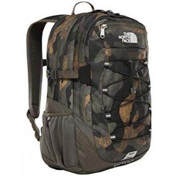 North Face Borealis Backpack- Burnt Olive Green Woods Camo Print/Burnt Olive Green T0CF9CG2G-OS