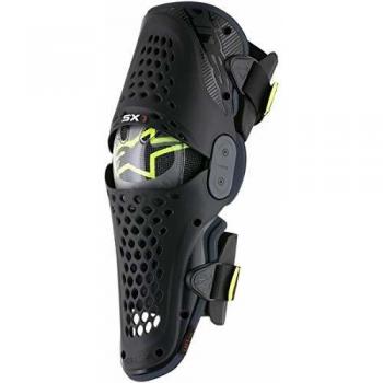 Protector (Guard) De Rodilla Mx - Par Alpinestars Sx1 Negro-Anthracite (S/M , Negro)