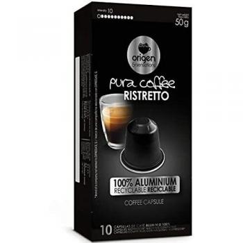 Origen Sensations Ristretto Nespresso compatible 10 cápsulas de aluminio