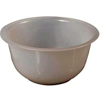 Cuenco Mezclador Blanco de Polipropileno 2.5L, Ø24 cm, Altura 11.5 cm