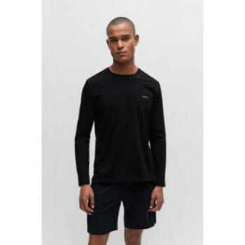 BOSS Men's Mix & Match Long Sleeve Black Shirt