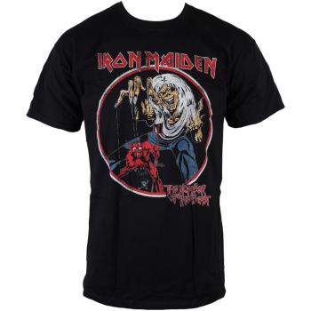 Iron Maiden Number Of The Beast Vintage T-Shirt - Black - Size S - 100% Cotton