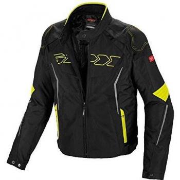 Spidi Tronik Tex - Chaqueta textil para moto, color negro y neón, talla M