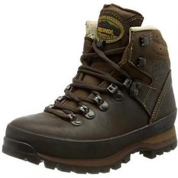 Botas de senderismo Meindl Borneo 2 MFS para mujer, color marrón oscuro/nougat, talla 42