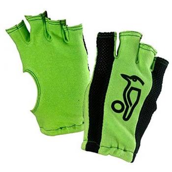 Kookaburra Interior de bateo sin Dedos, Unisex, Verde/Negro, XL