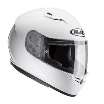 HJC 10102809 Casco de Moto, White, Talla L