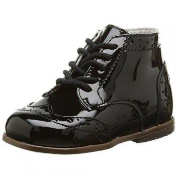 Little Mary Lord - Zapatos primeros pasos de Piel para niña Negro Noir